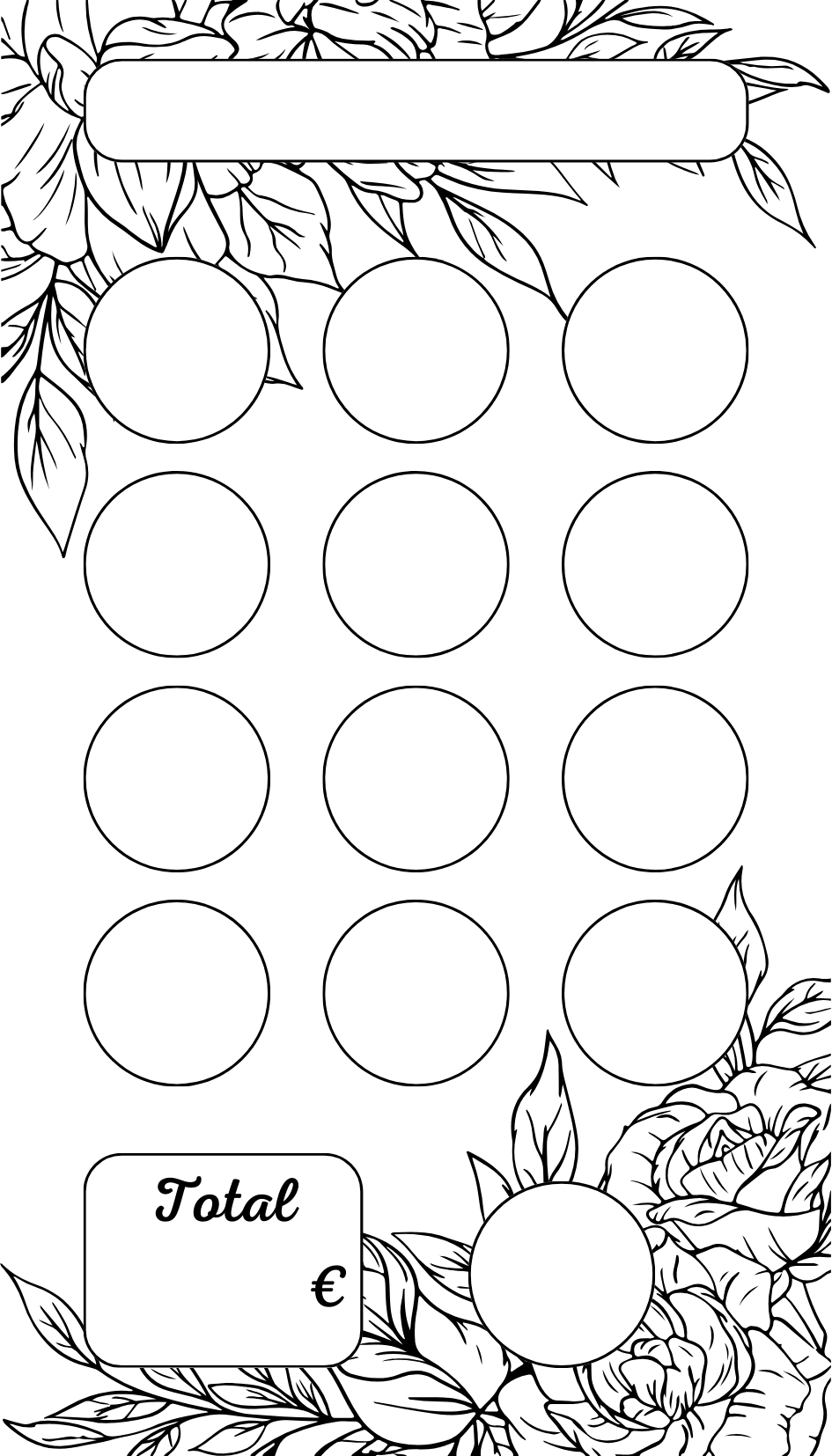 Tracker Vide Feuilles Noir