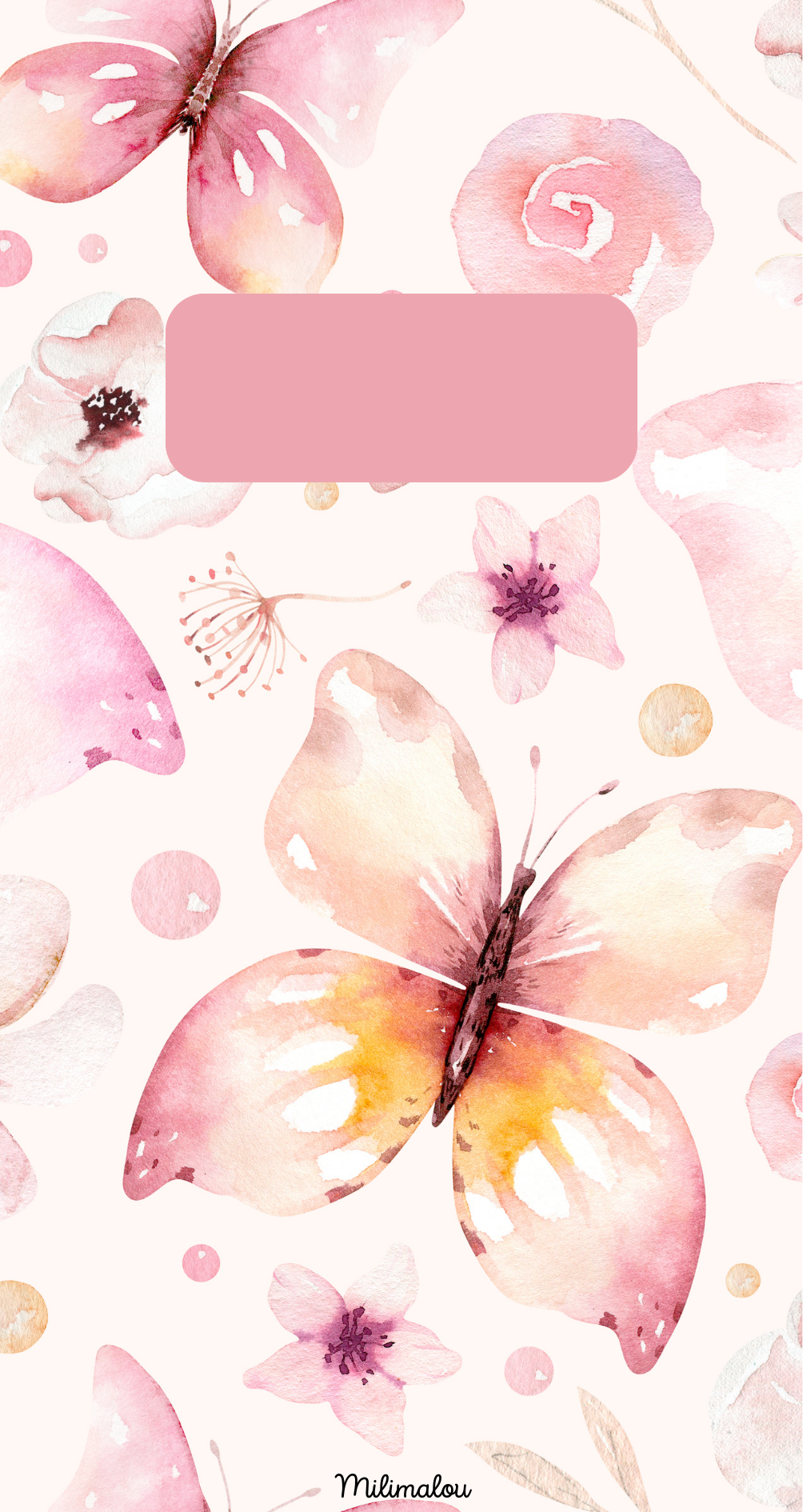 Page de Garde A6 Papillons