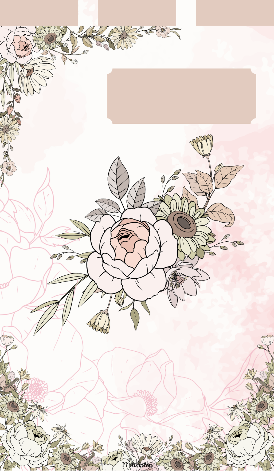 Intercalaires A6 Fleurs