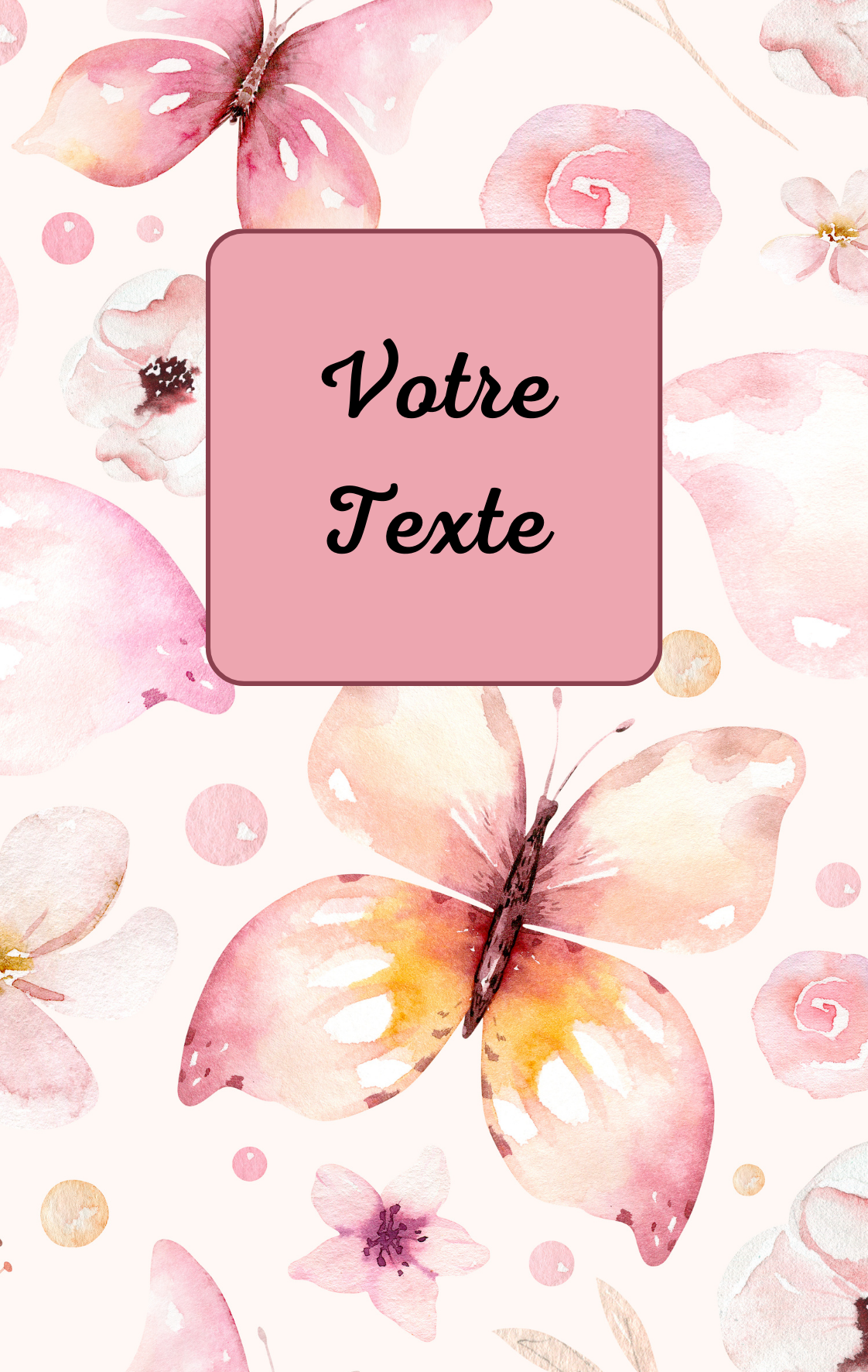 Base Carnet Tracker Papillons