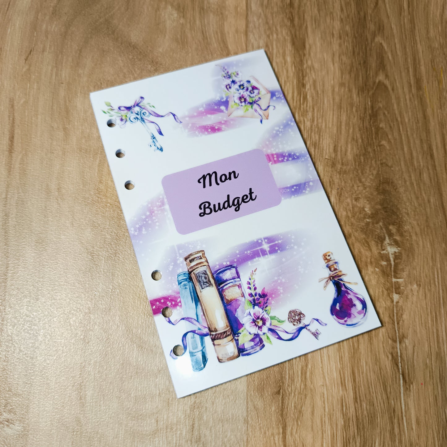 Fiches Budget A6 Livre Magique