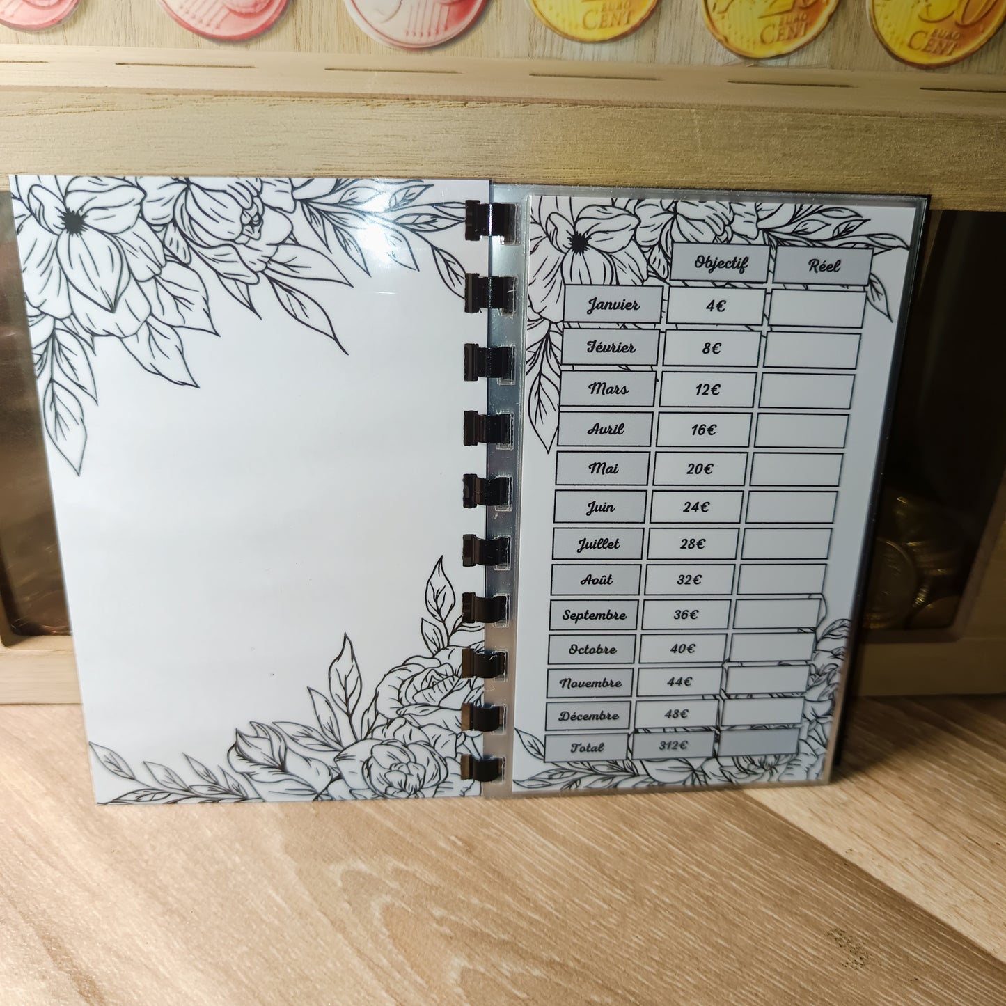 Mon Defi Annuel Feuilles Noir