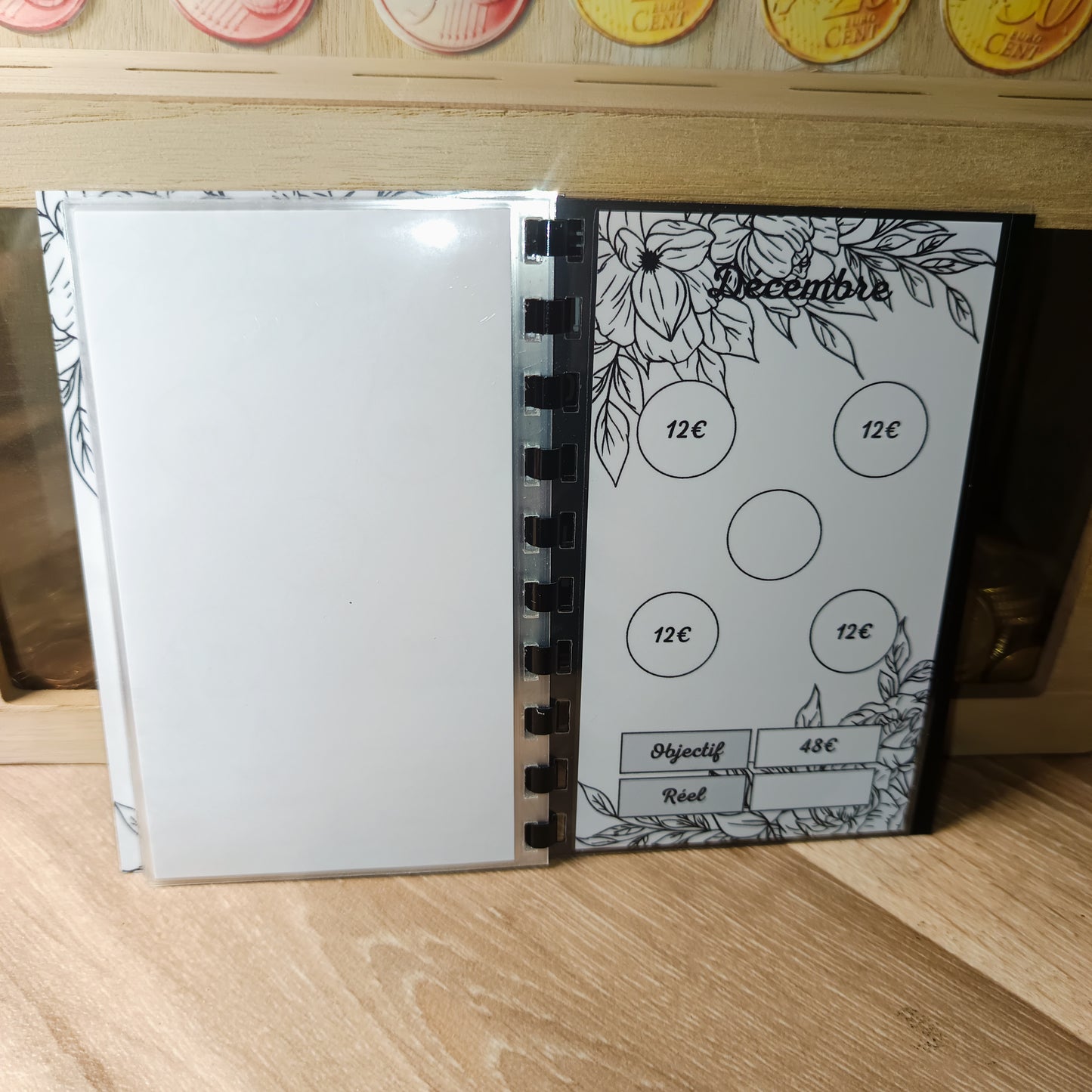 Mon Defi Annuel Feuilles Noir
