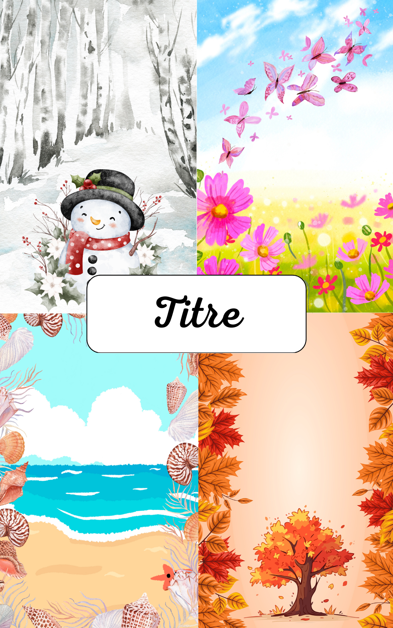 Page de Garde A5 Saisons