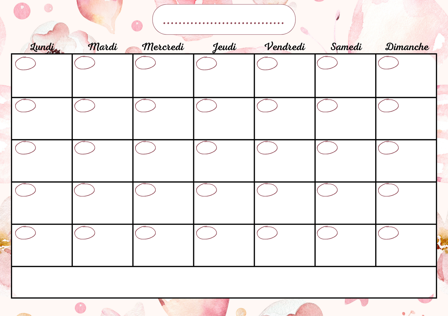 Planning Papillons