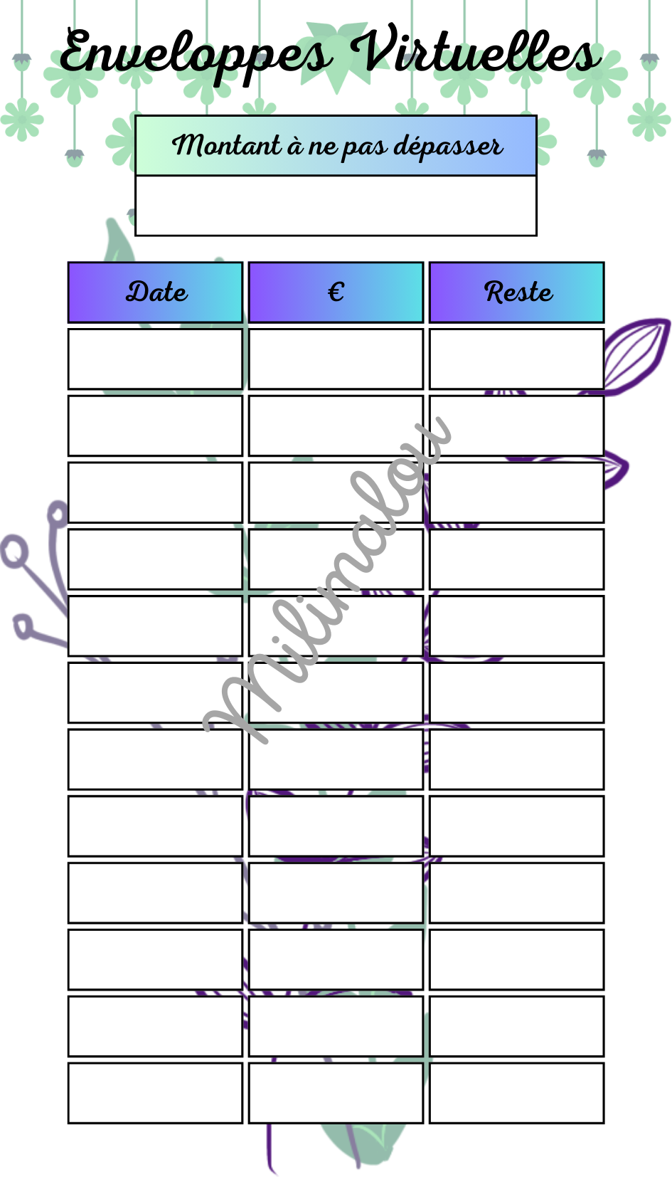 Enveloppes Virtuelles