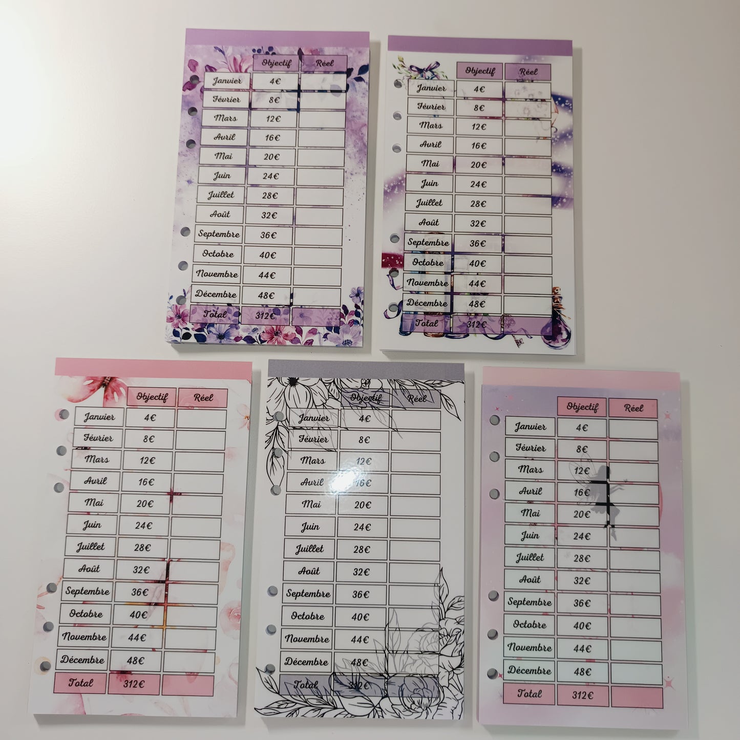 Fiches Challenge Défi Annuel A6