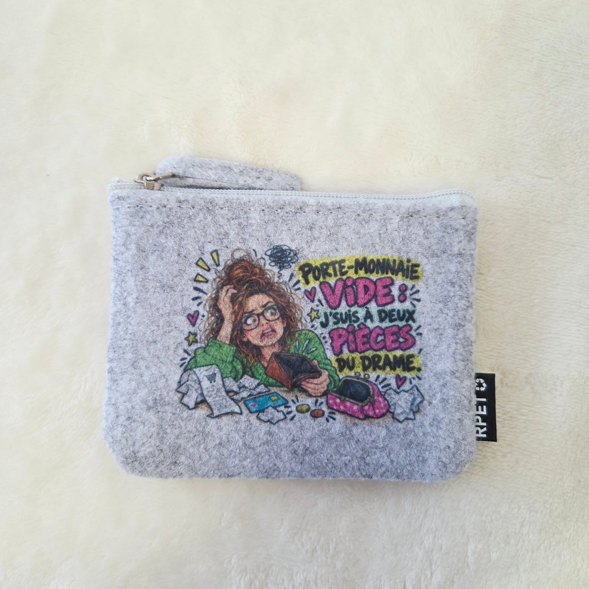 Porte Monnaies Feutrine Drame