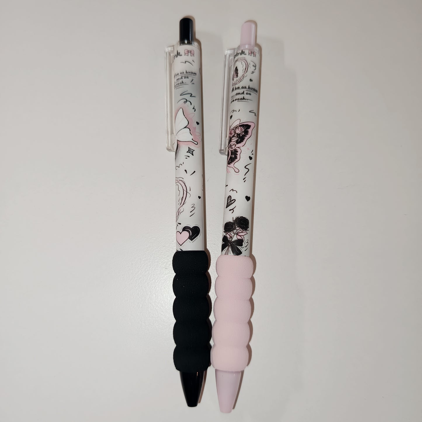 Stylo Papillon Gris