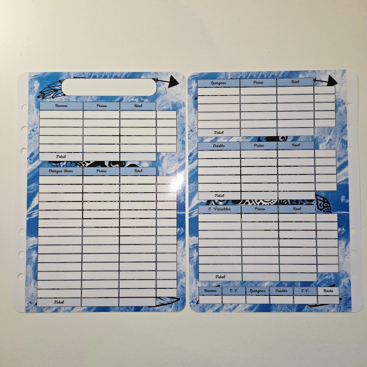 Budget A5 Plastifié Tribal