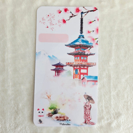 Page de Garde et Suivi A6 Japon