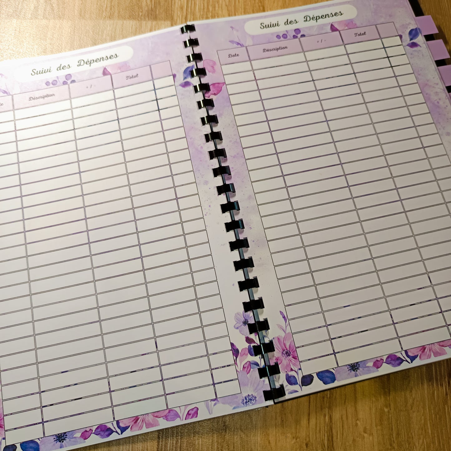 Budget 12 mois Violet
