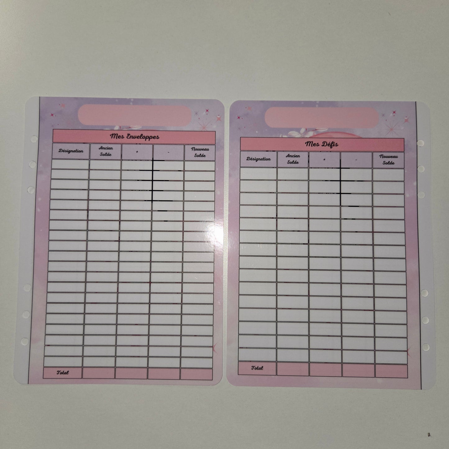 Budget A5 Plastifié Rêve
