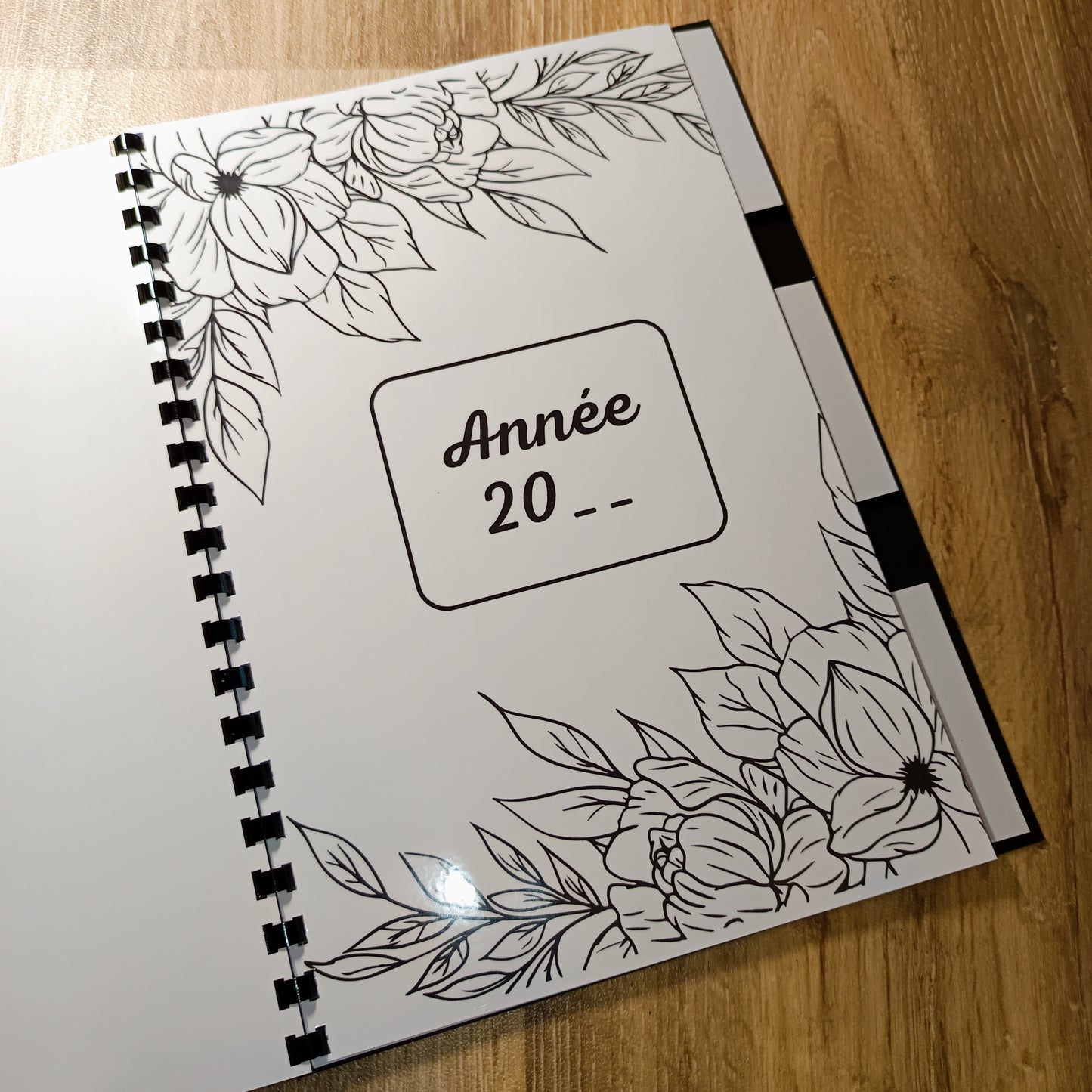 Budget Annuel Feuilles Noir