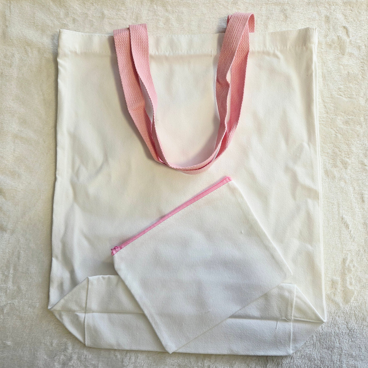 Tote Bag ou Pochette Rose