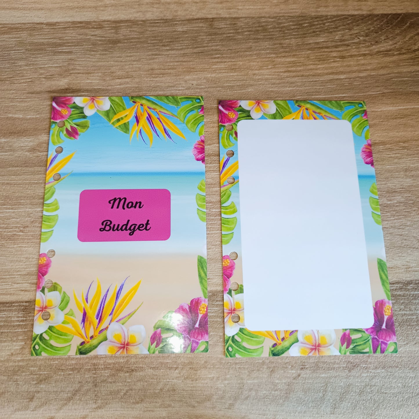 Fiches Budget A6 Bora Bora