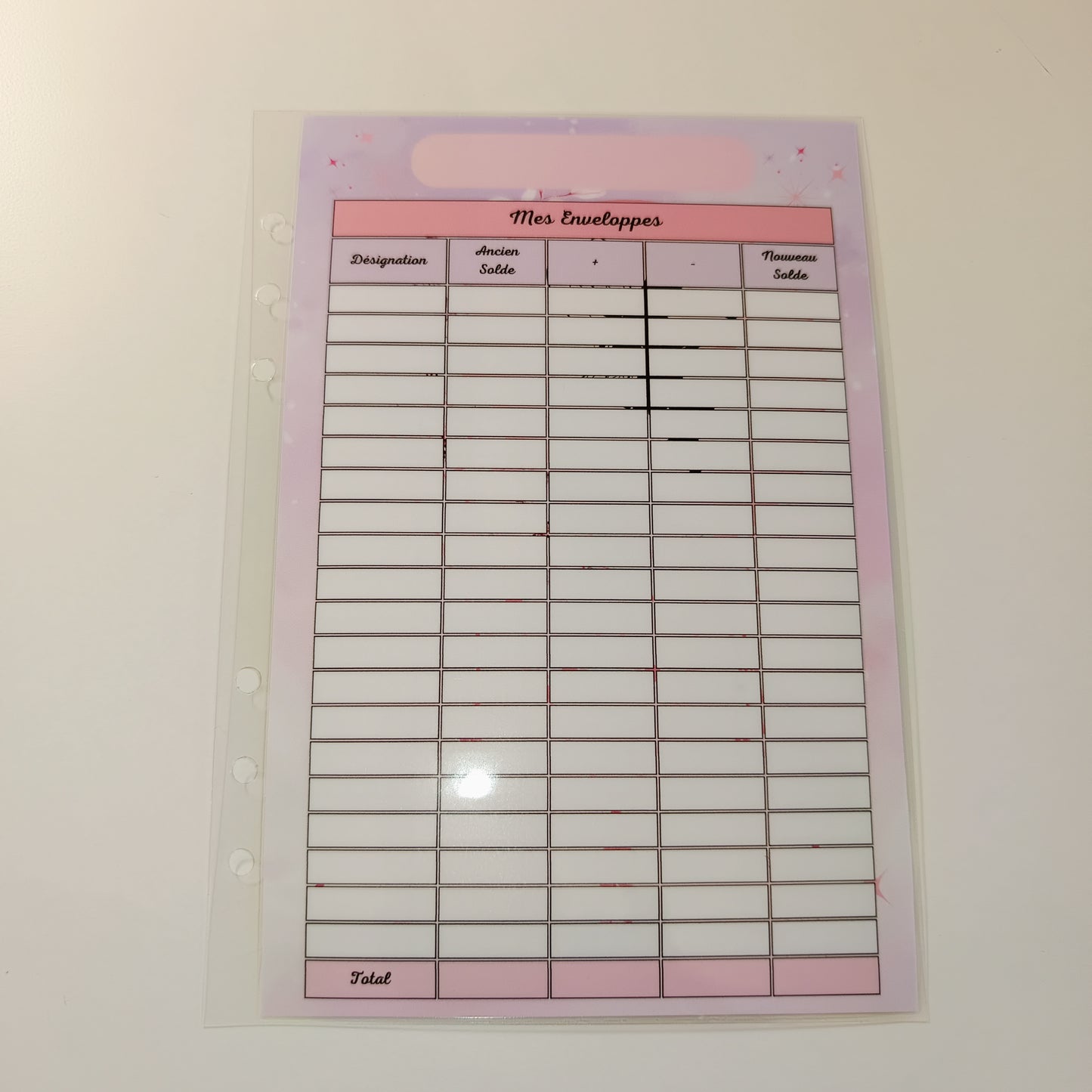 Fiches A5 Plastifiées Rêves
