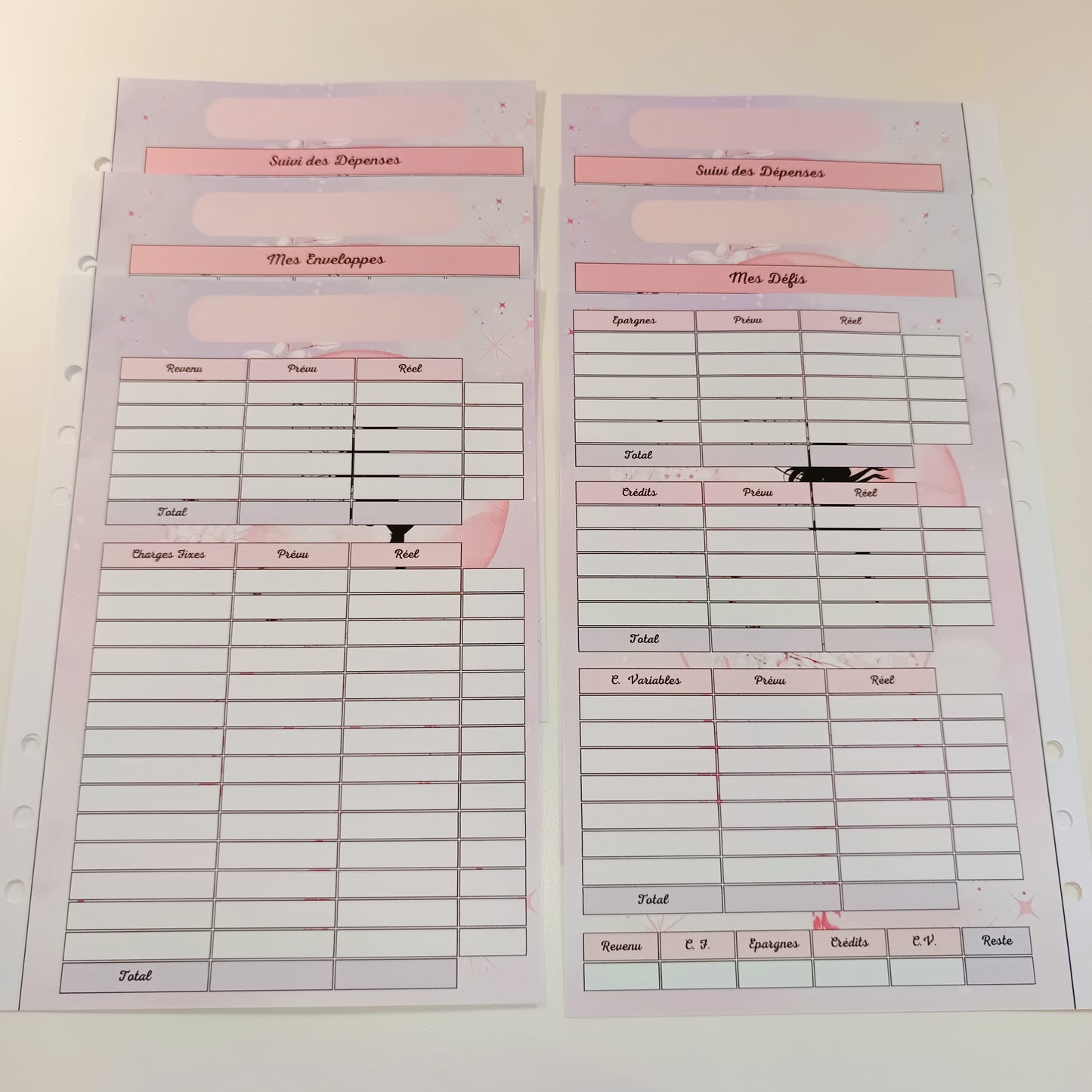 Fiches A5 NON Plastifiées Rêves