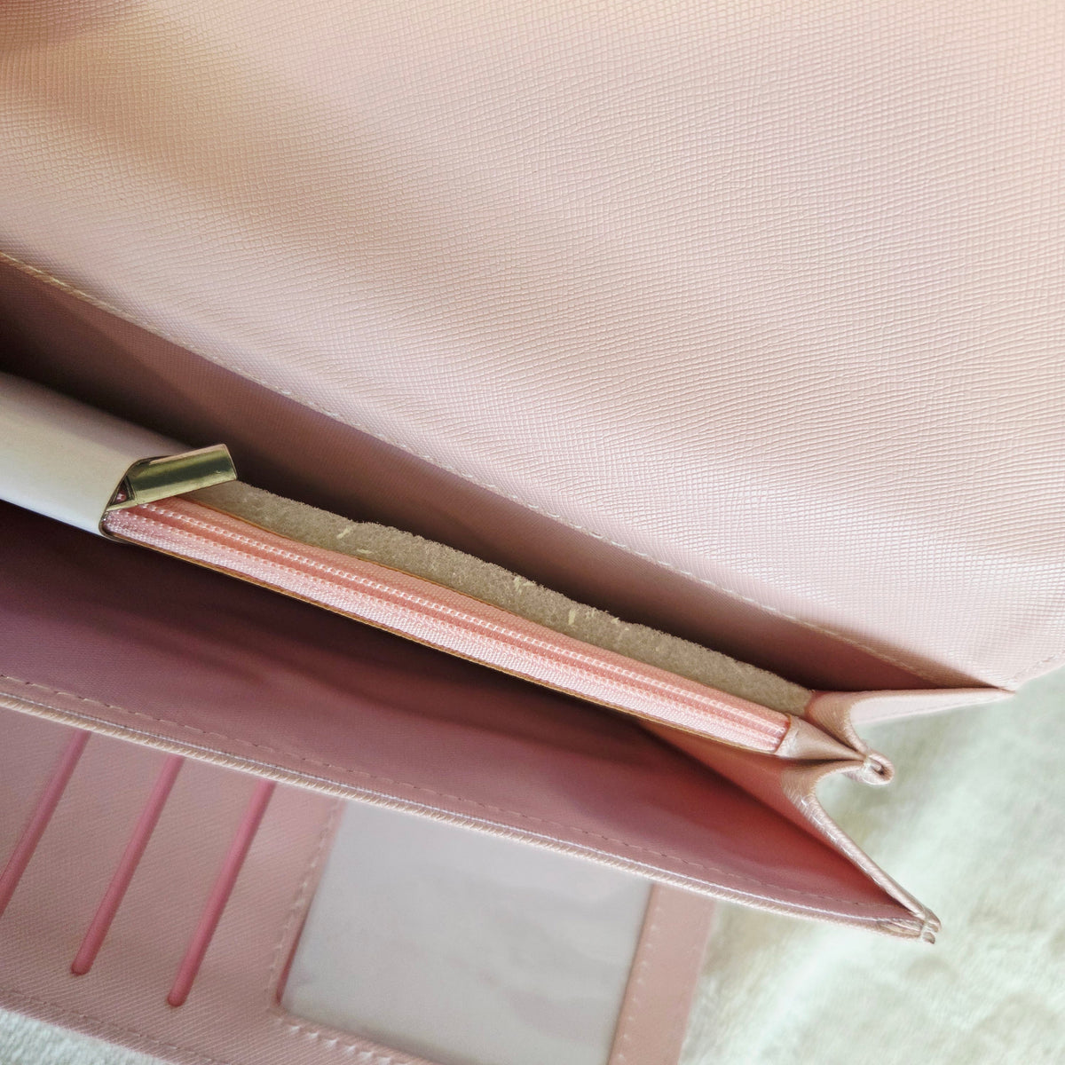 Portefeuille Simili Cuir Rose