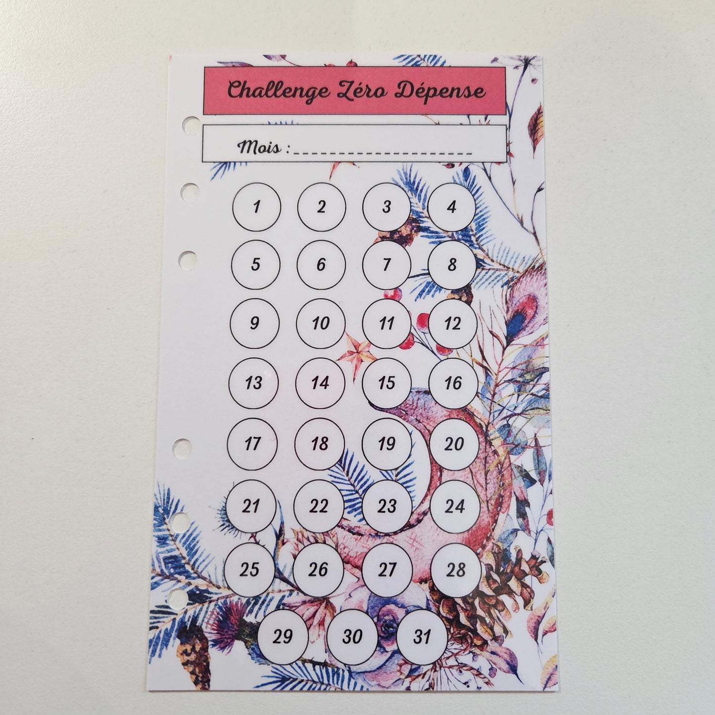 Challenge zéro Dépenses