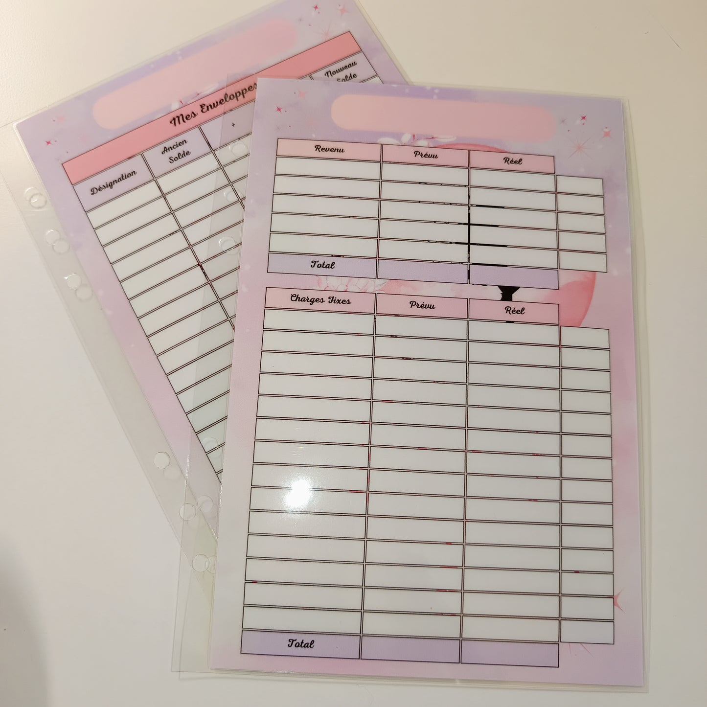 Fiches A5 Plastifiées Rêves