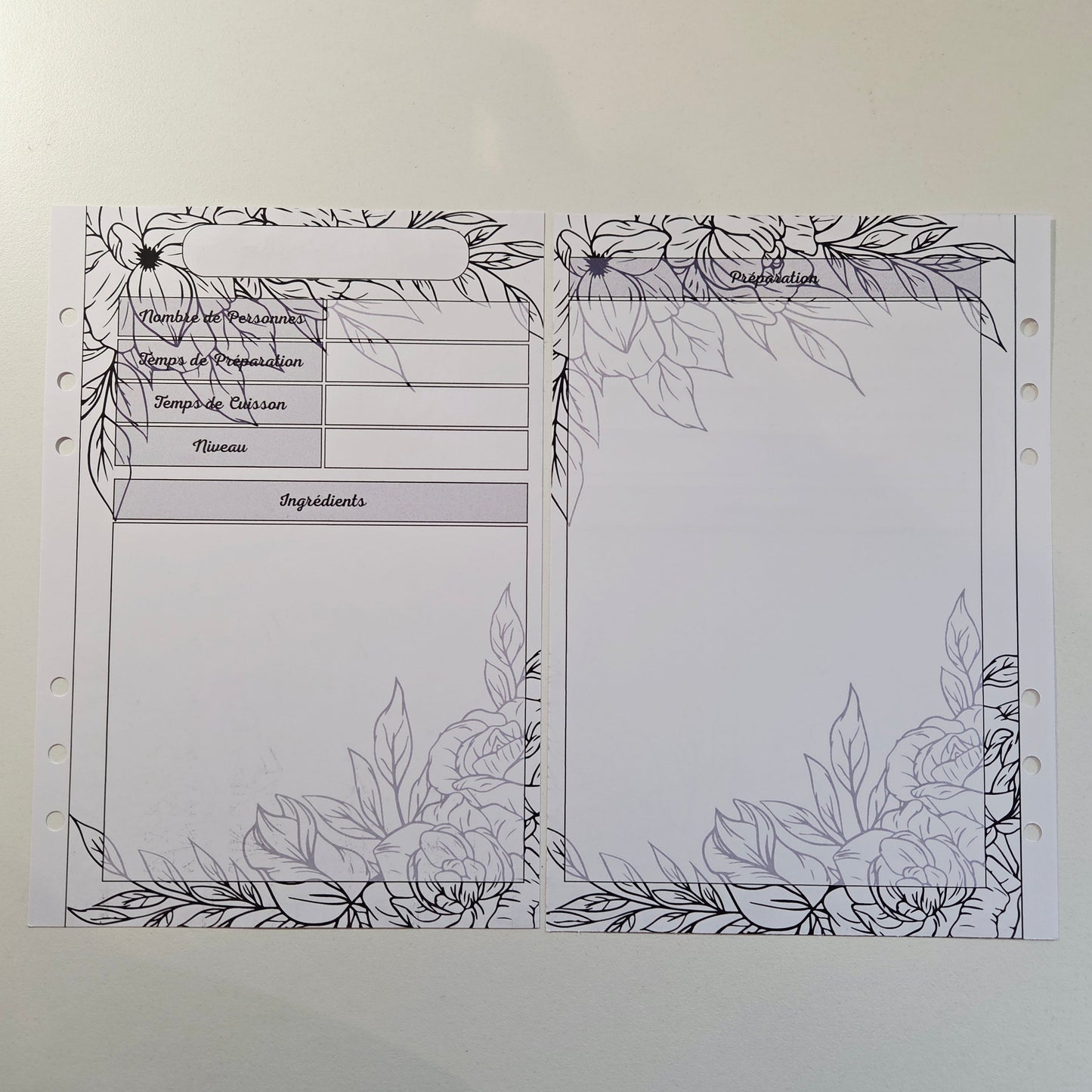 Recettes de Cuisine A5