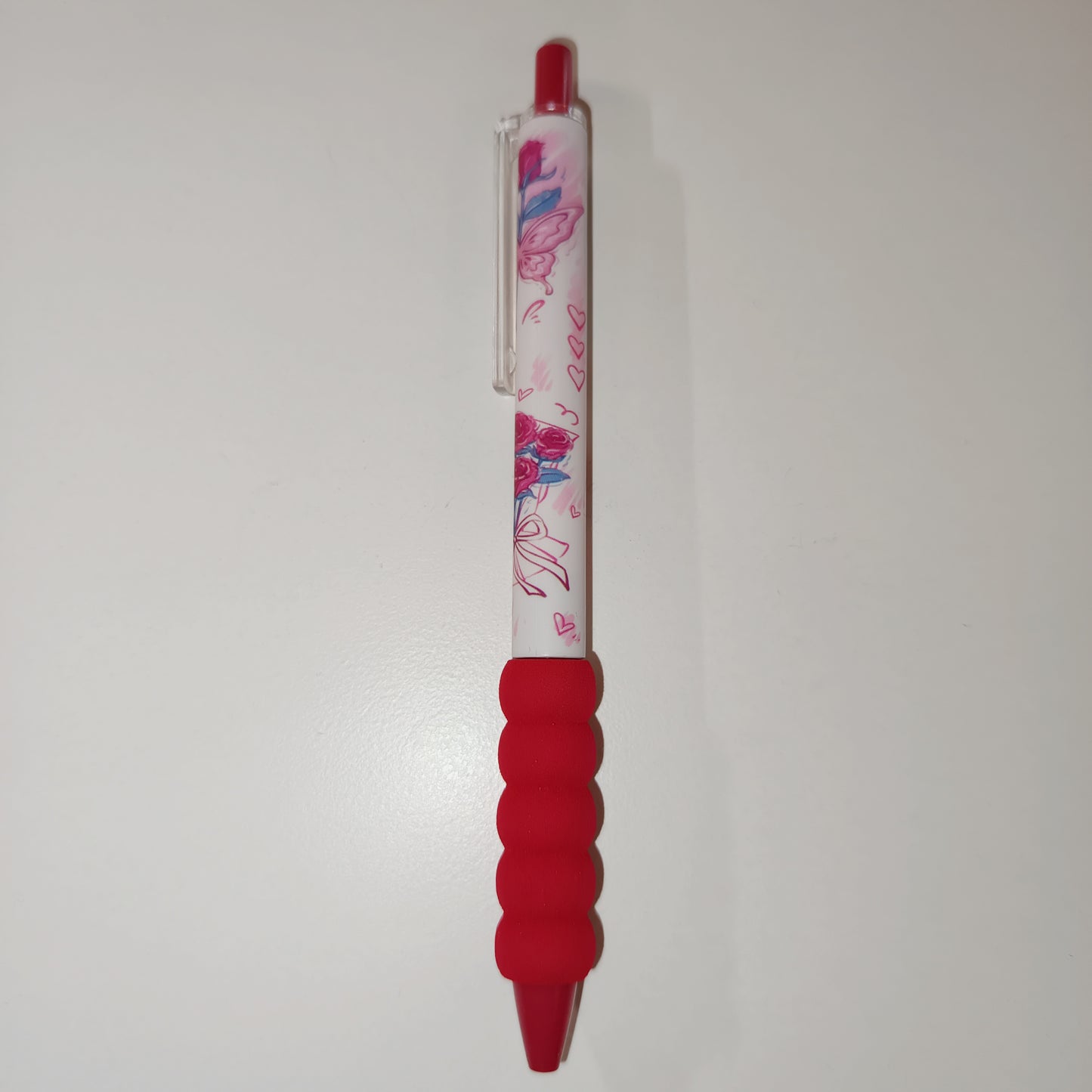Stylo Papillon Rouge