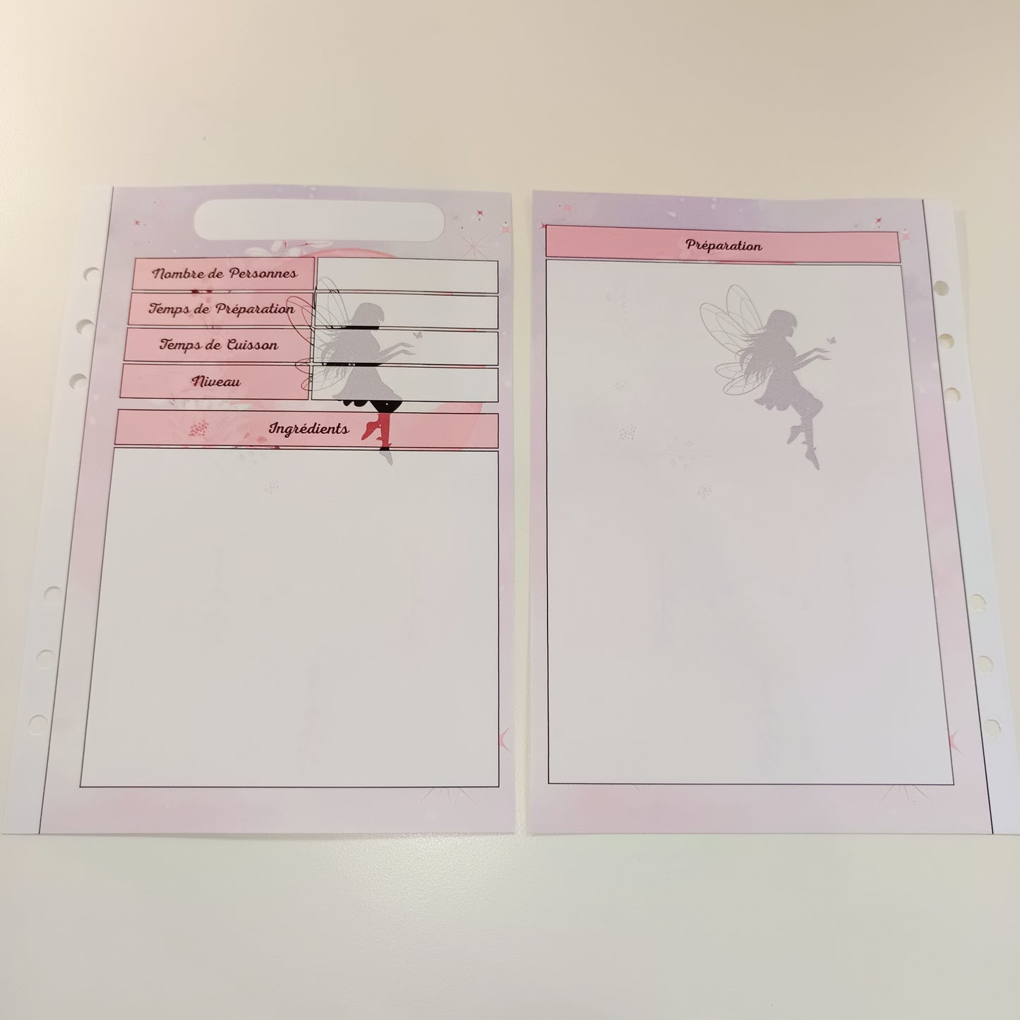 Fiches A5 NON Plastifiées Rêves