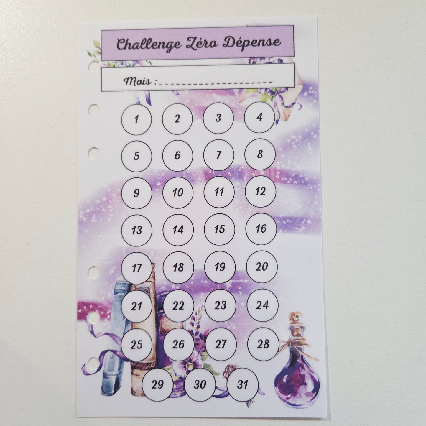 Challenge zéro Dépenses