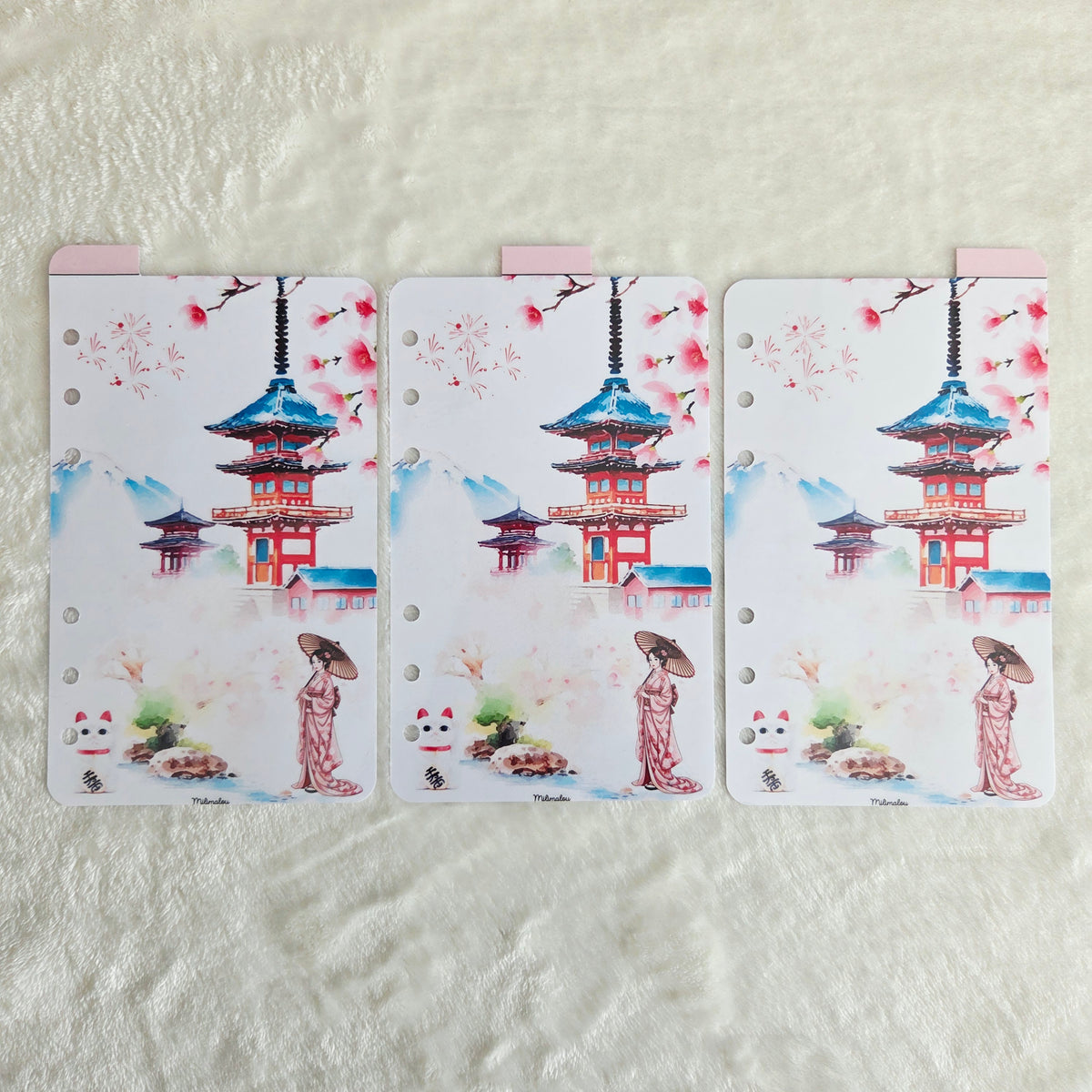 Intercalaires A6 Japon