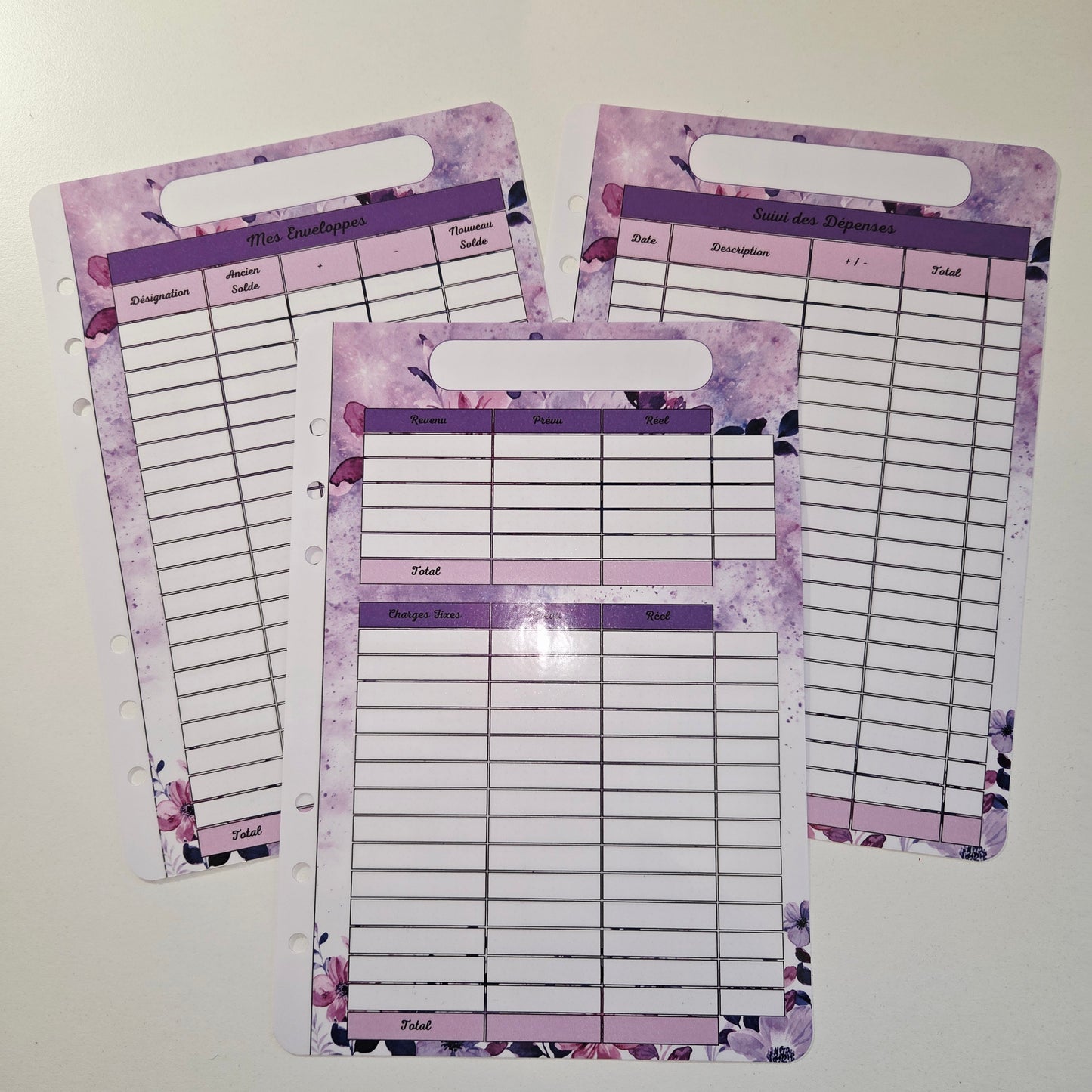Budget A5 Plastifié Violet