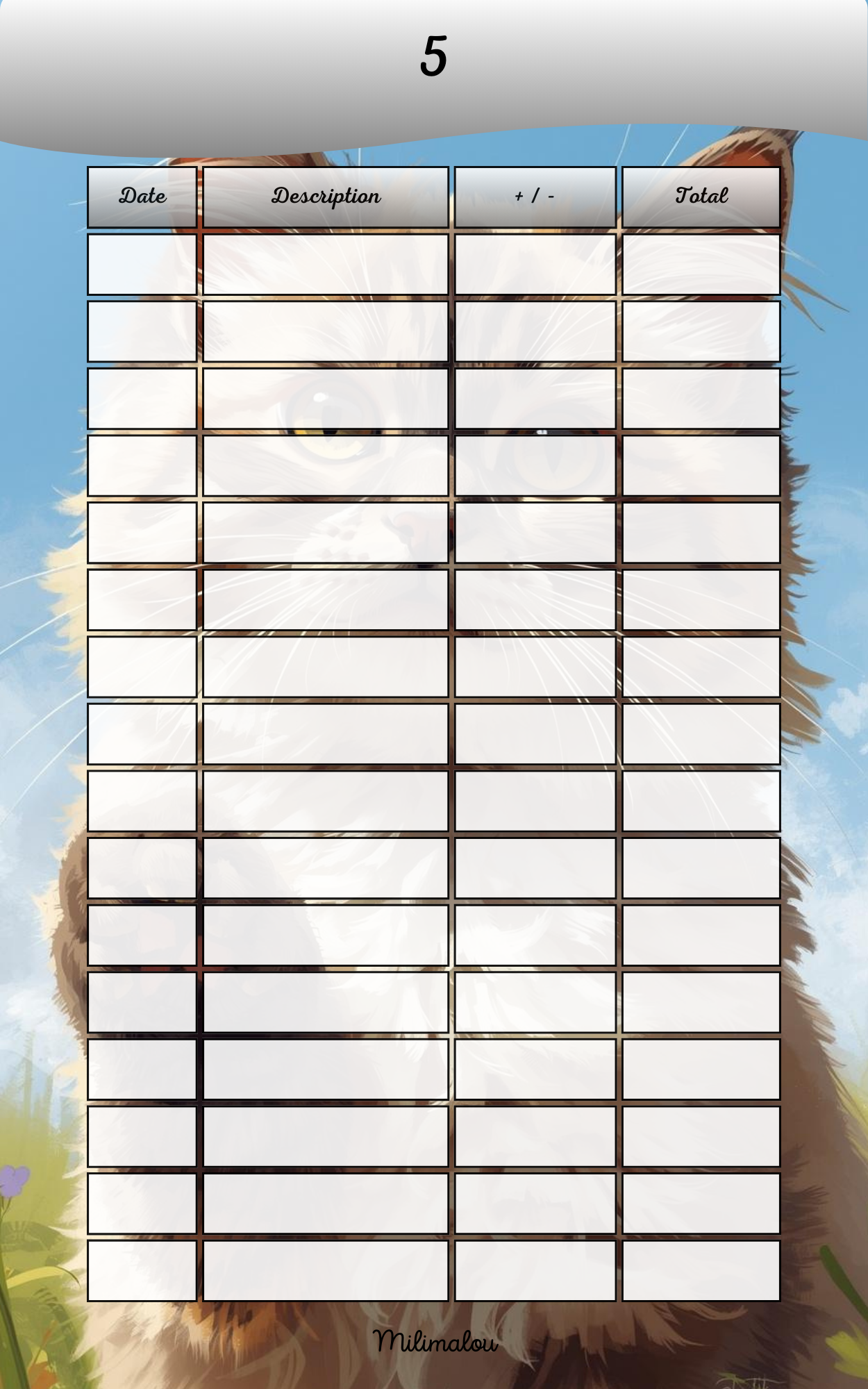 Page de Garde A5 Chat