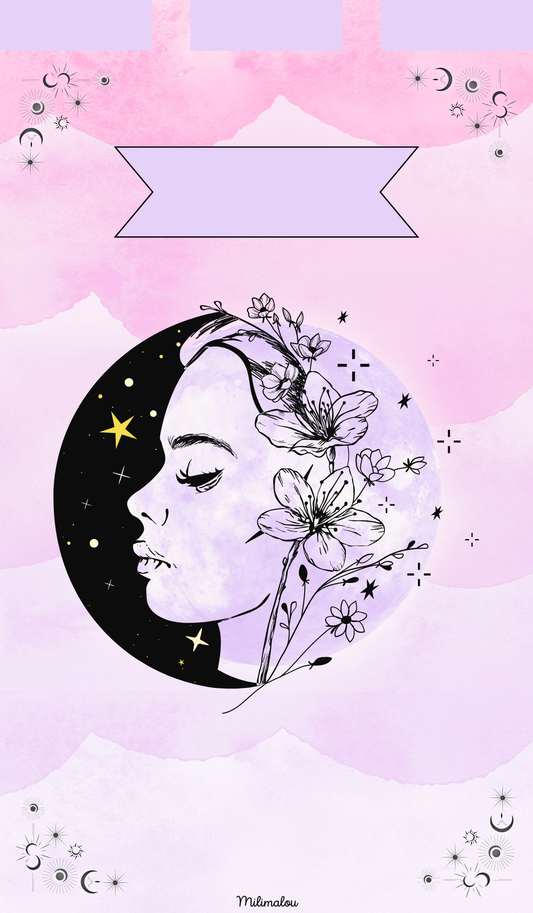 Intercalaires A6 Lune Rose
