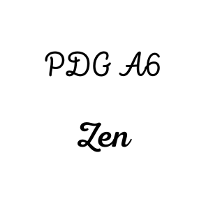 Page de Garde A6 Zen