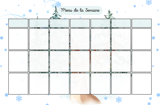 Menu A4 Hiver