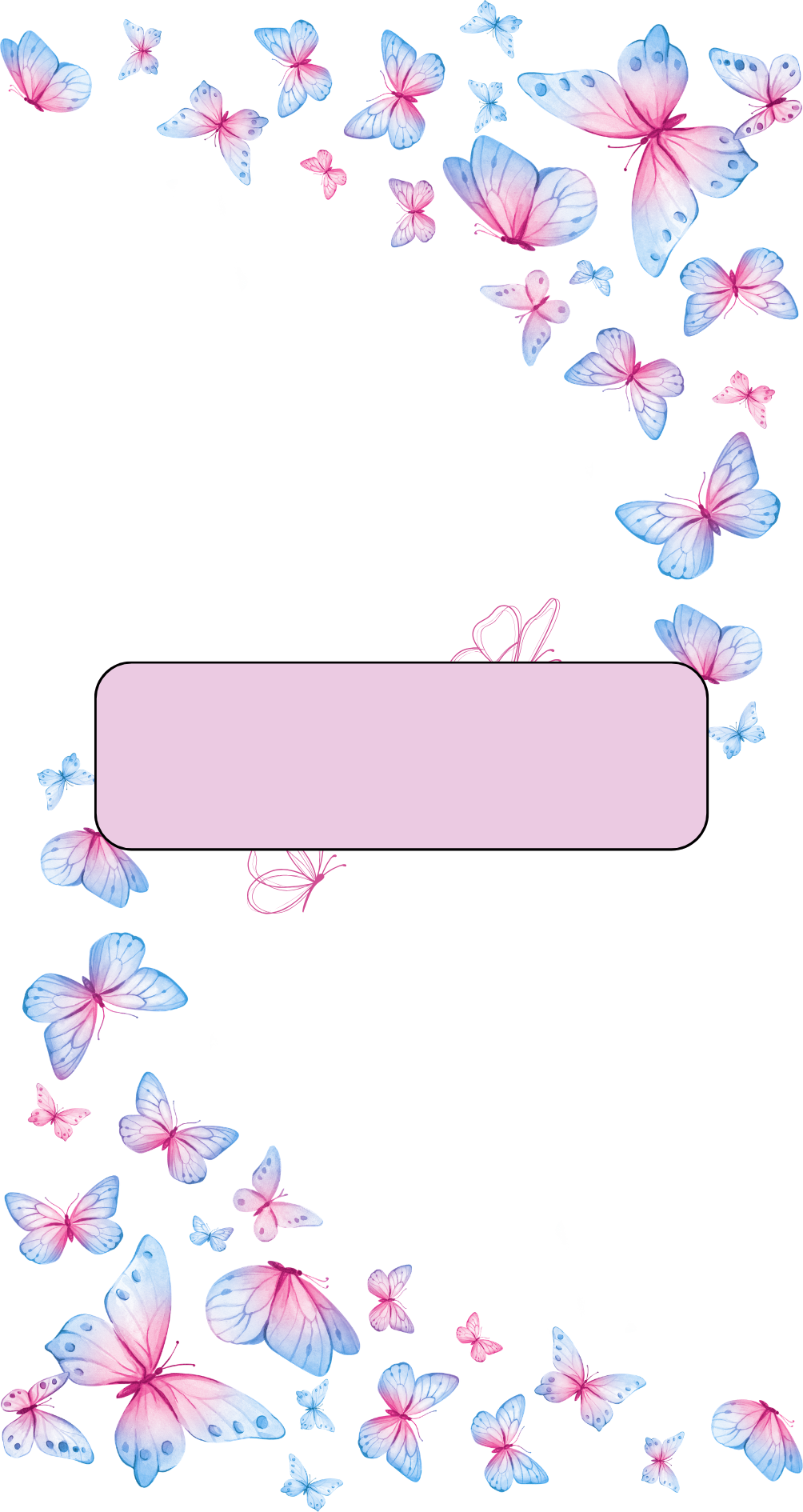 Page de Garde A6 Papillon