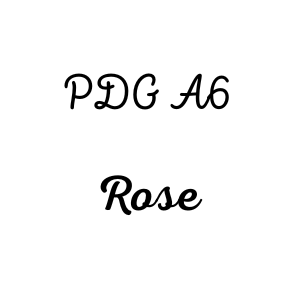 Page de Garde A6 Rose