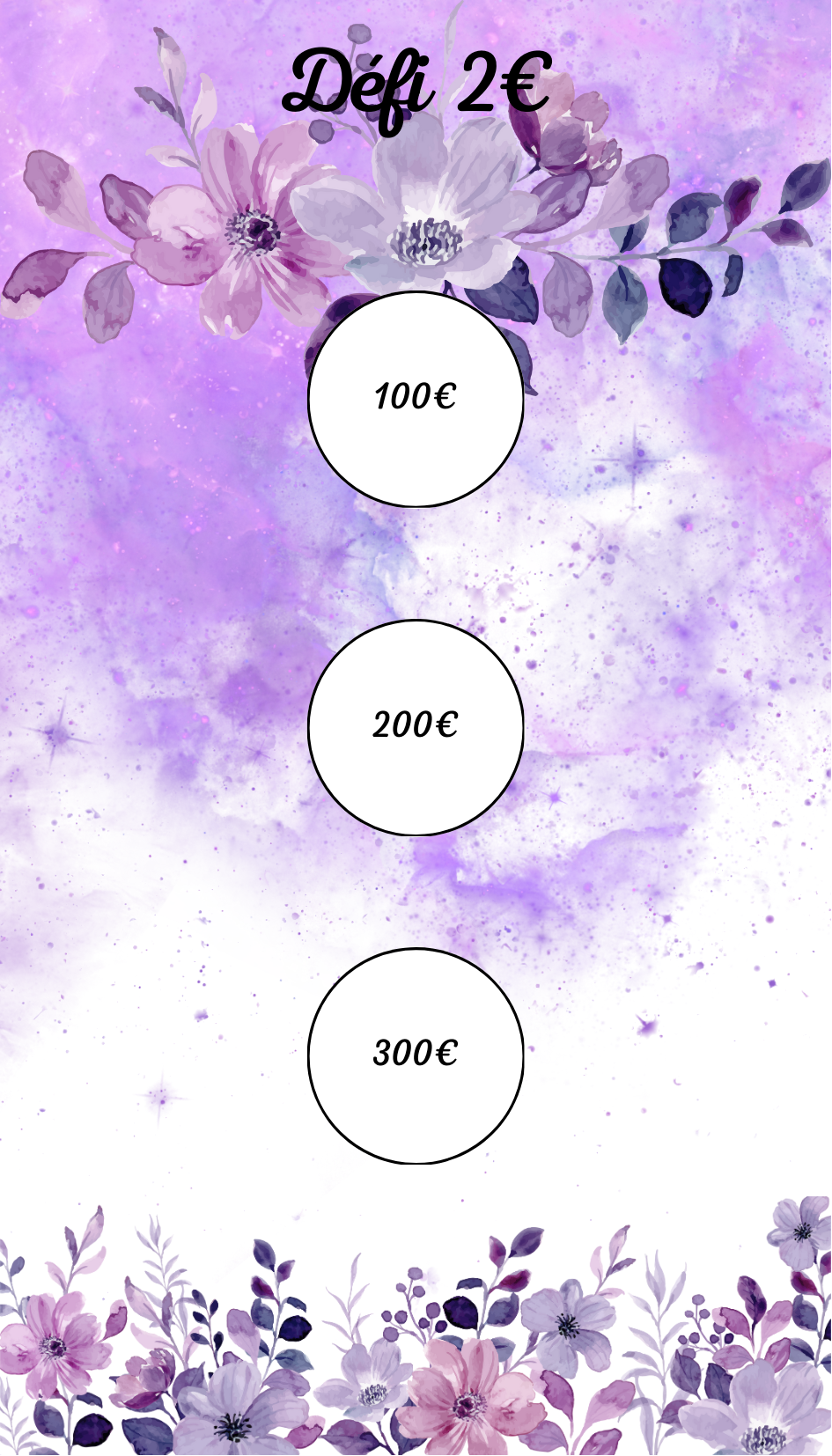 Défi € Violet