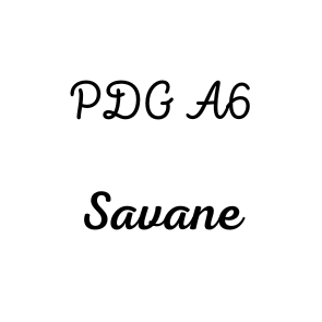 Page de Garde A6 Savane