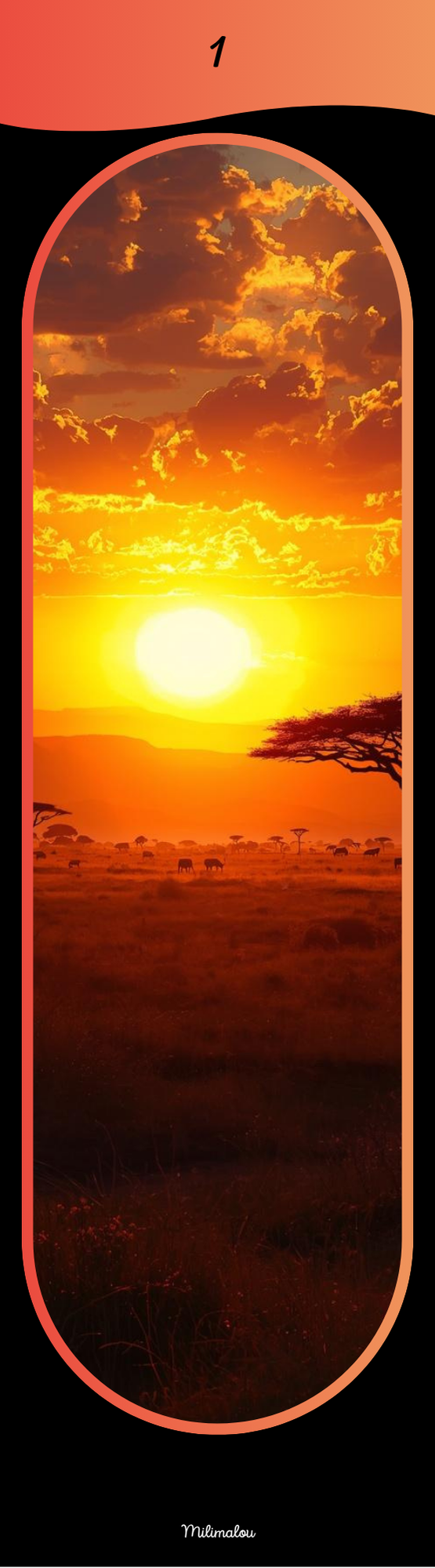 Marque Page A6 Savane