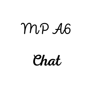 Marque Page A6 Chat