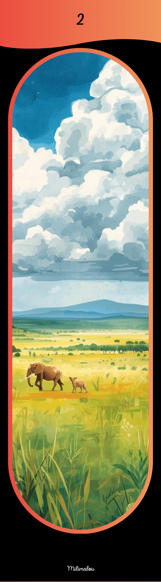 Marque Page A6 Savane