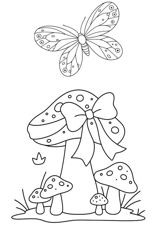 Coloriage A4 Fée 2