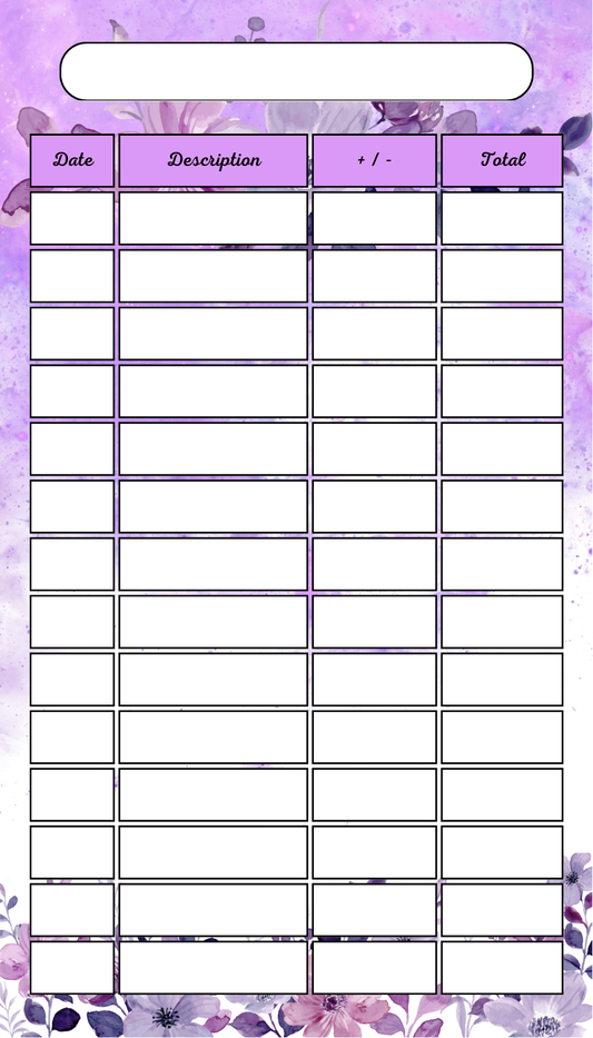 Suivi Budget Violet