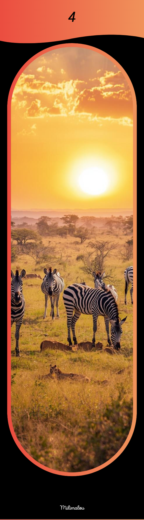 Marque Page A6 Savane