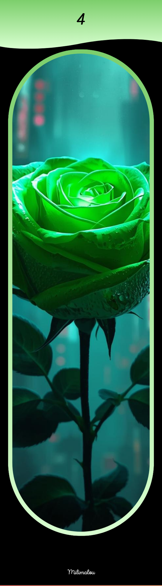 Marque Page A6 Rose