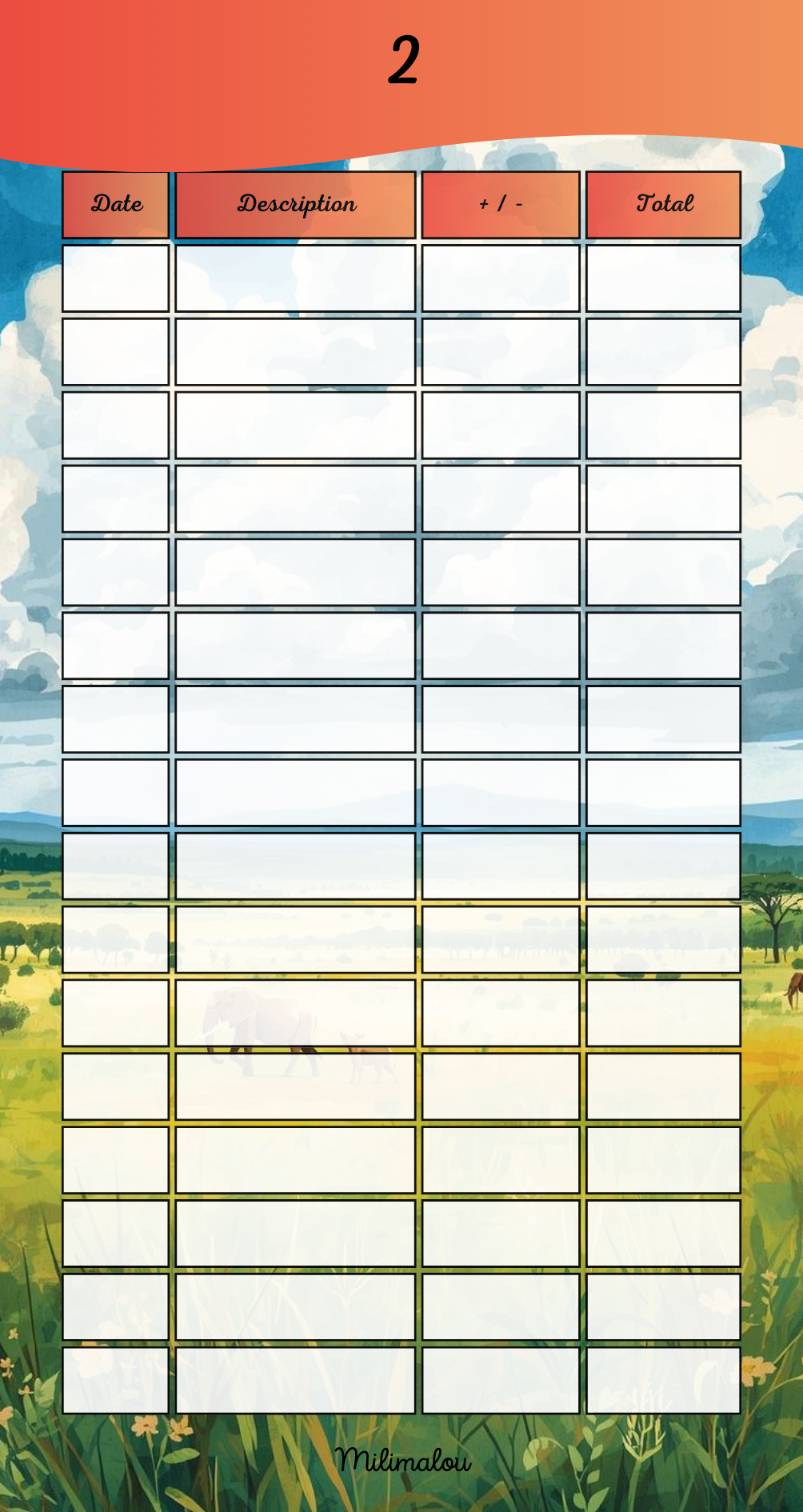 Page de Garde A6 Savane