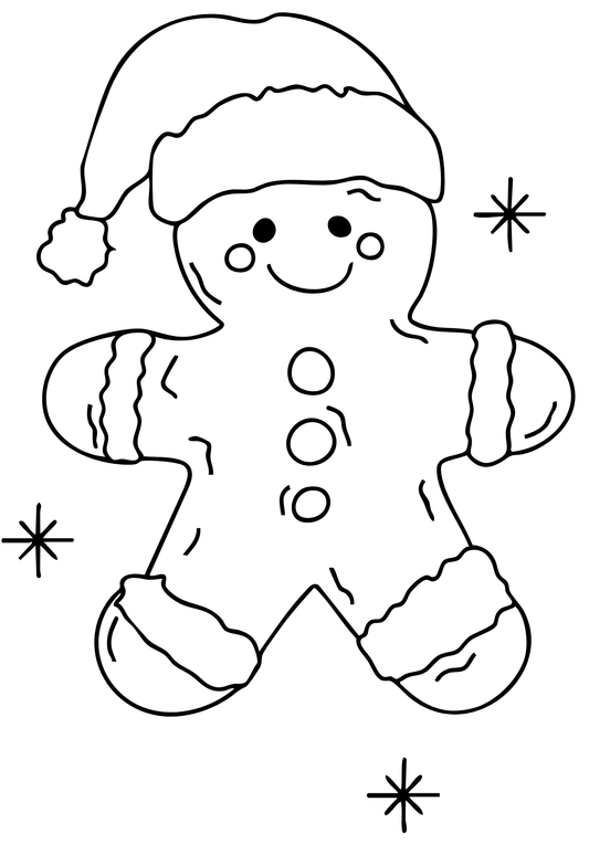 Coloriage A4 Noël 4