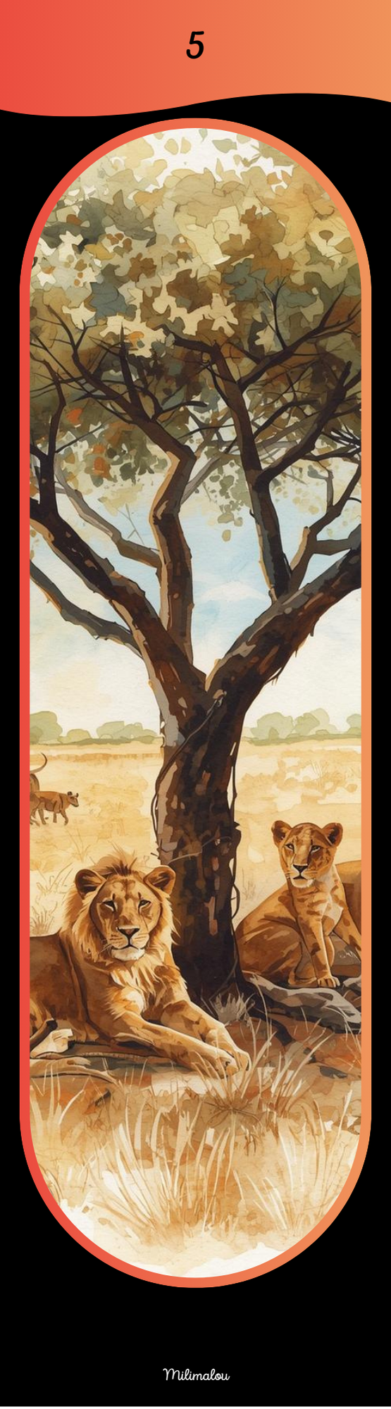 Marque Page A6 Savane