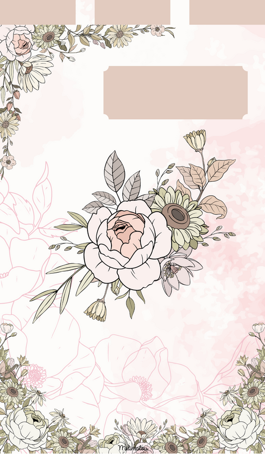 Intercalaires A6 Fleurs